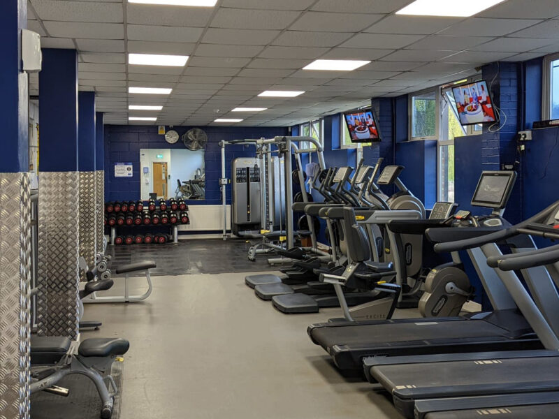 Chesham Moor gym with new equipment and newly decorated April 2022